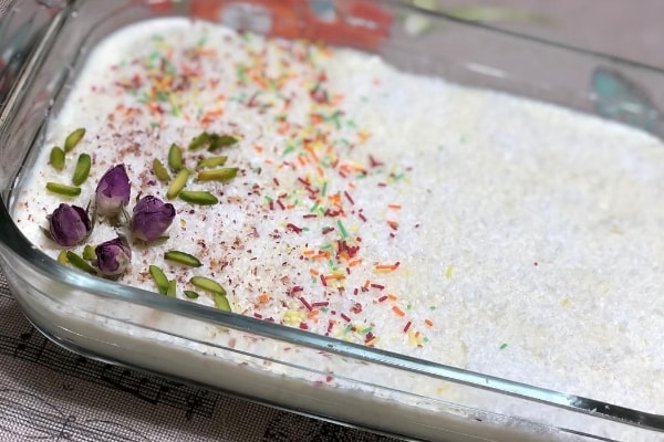 طرز تهیه دسر برفی