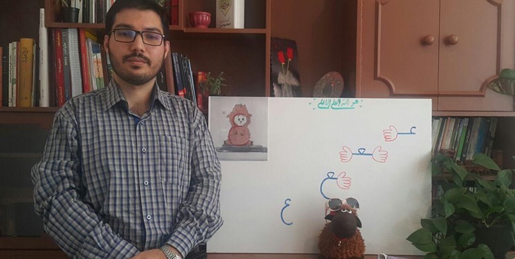 خلاقیت یک معلم تبریزی در روز&zwnj;های کرونایی + تصویر