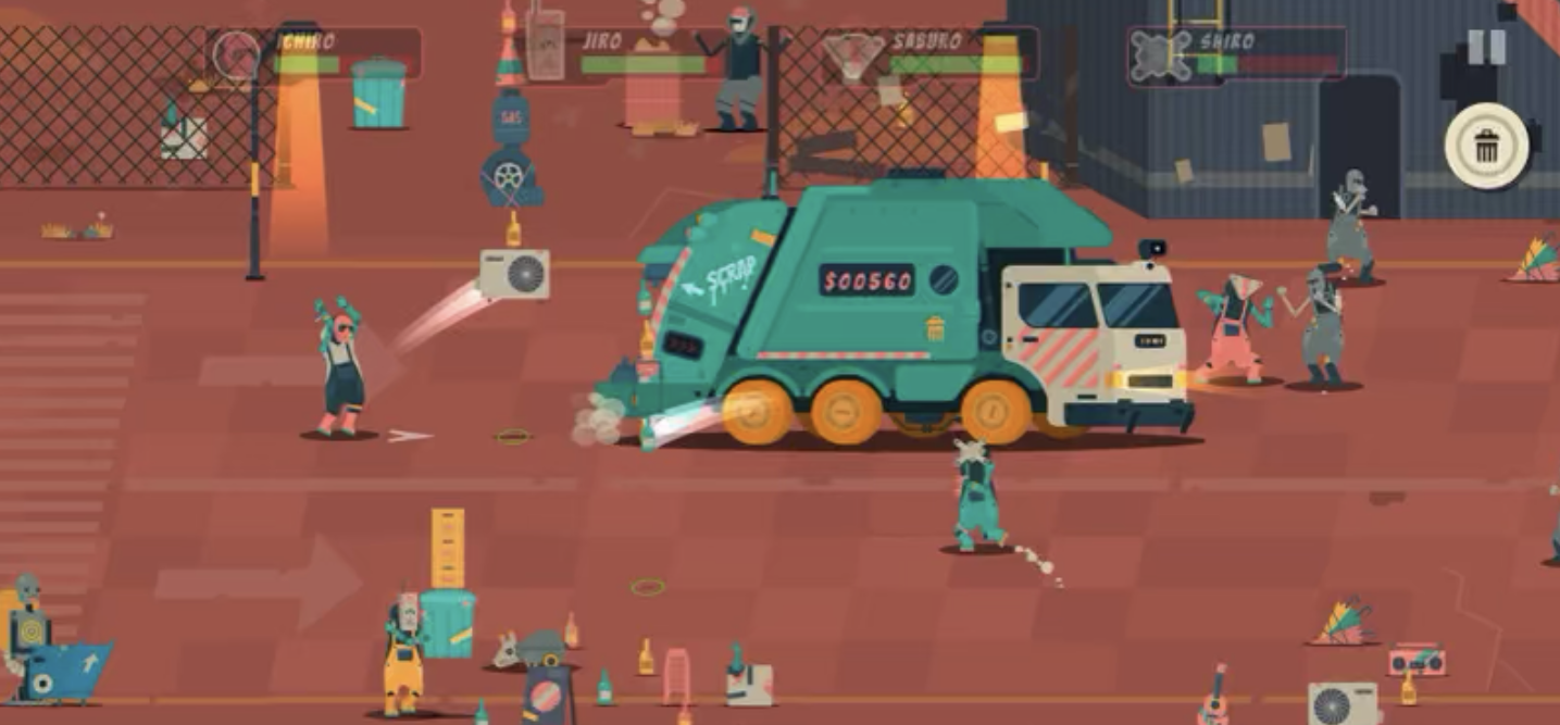 به دست آوردن امتیاز در جدیدترین بازی Q-Games با جمع کردن زباله