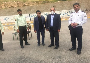 بازدید مسئولان از پروژه احداث المان شهدای گمنام اندیکا
