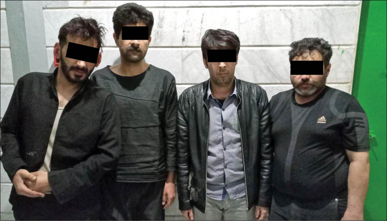 شلیک پلیس به زنجیره تبهکاران