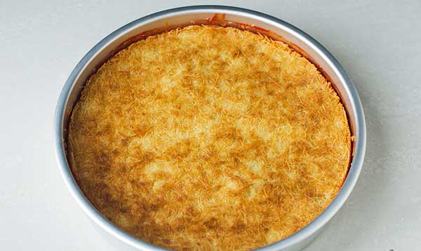 طرز تهیه کنافه پنیری به صورت گام به گام و تصویری