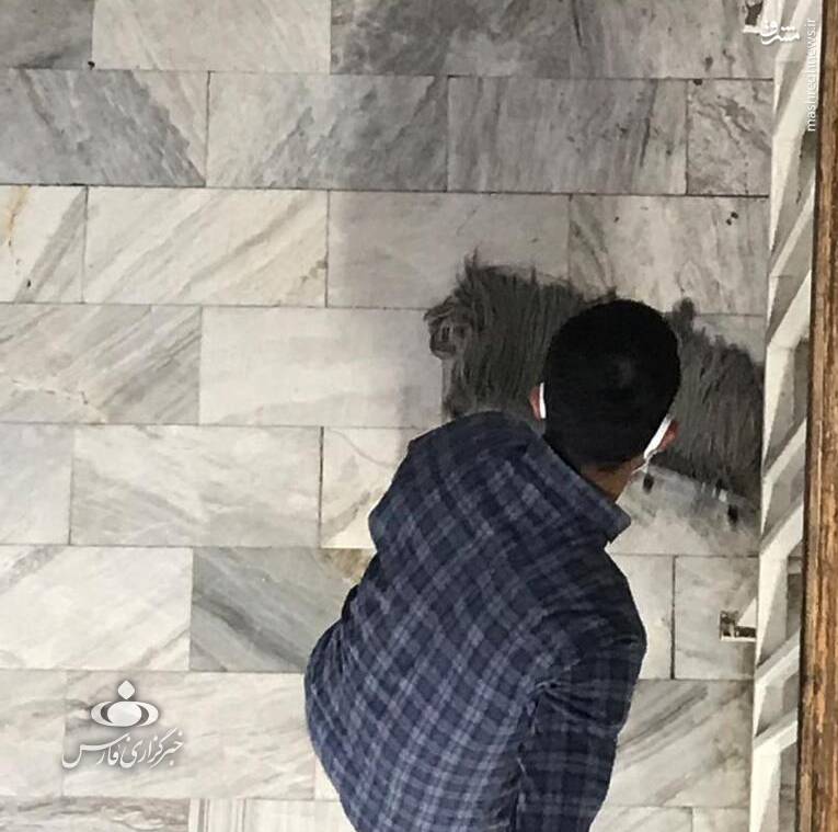این پرستار داوطلب، مدافع حرم است + تصاویر