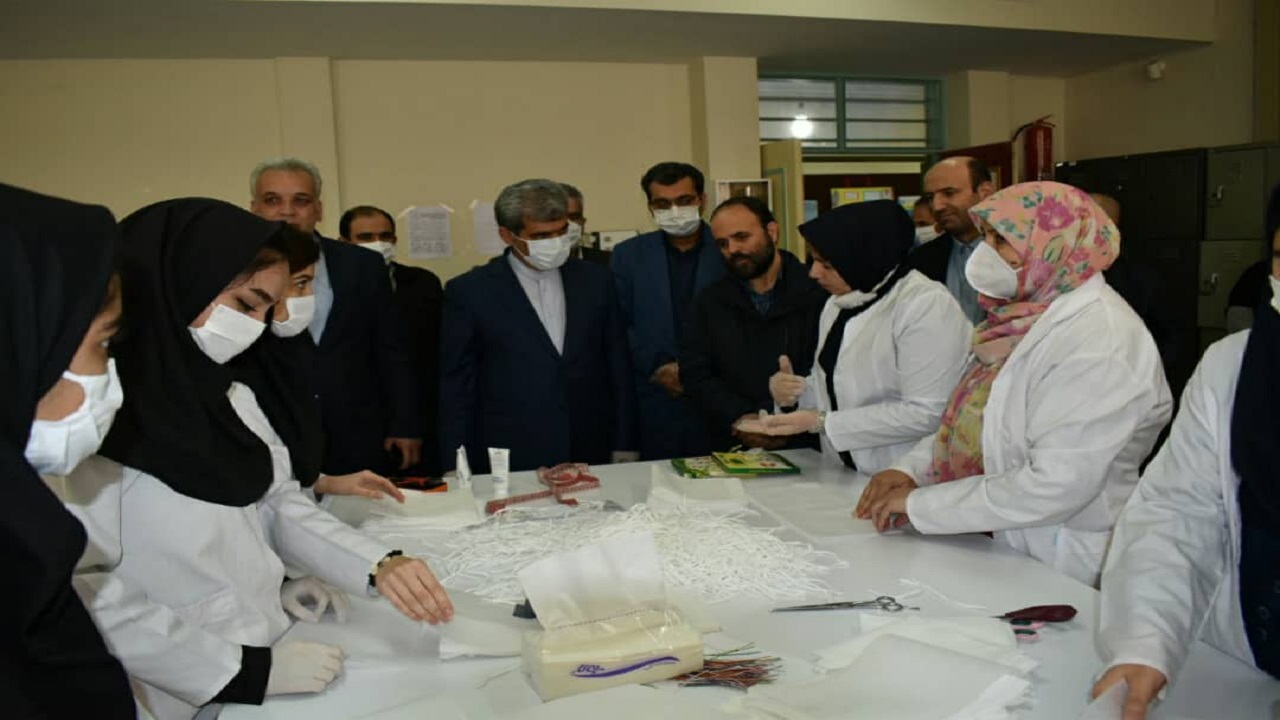 هنرستان فردیسی به جنگ با کرونا آمد