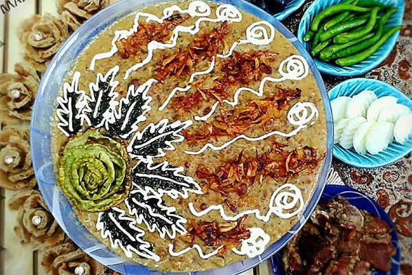 مواد لازم برای آش خیار چمبر