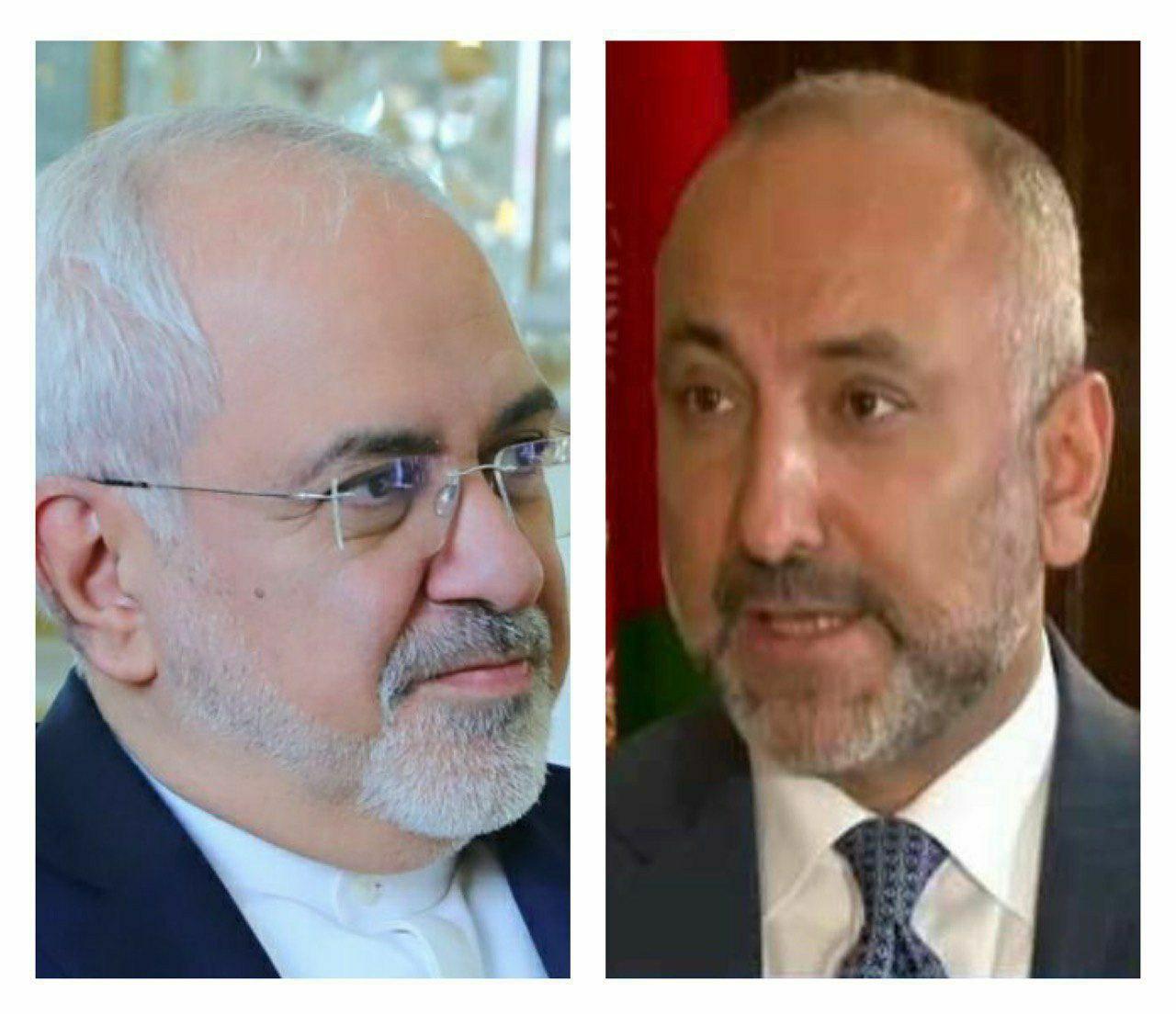 رایزنی ظریف با سرپرست وزارت امور خارجه افغانستان