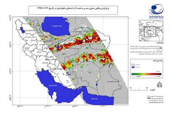 نقشه ماهواره ای 