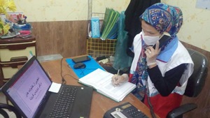 دلجویی از خانوار‌های درگیر بیماری ویروس کرونا در بهاباد