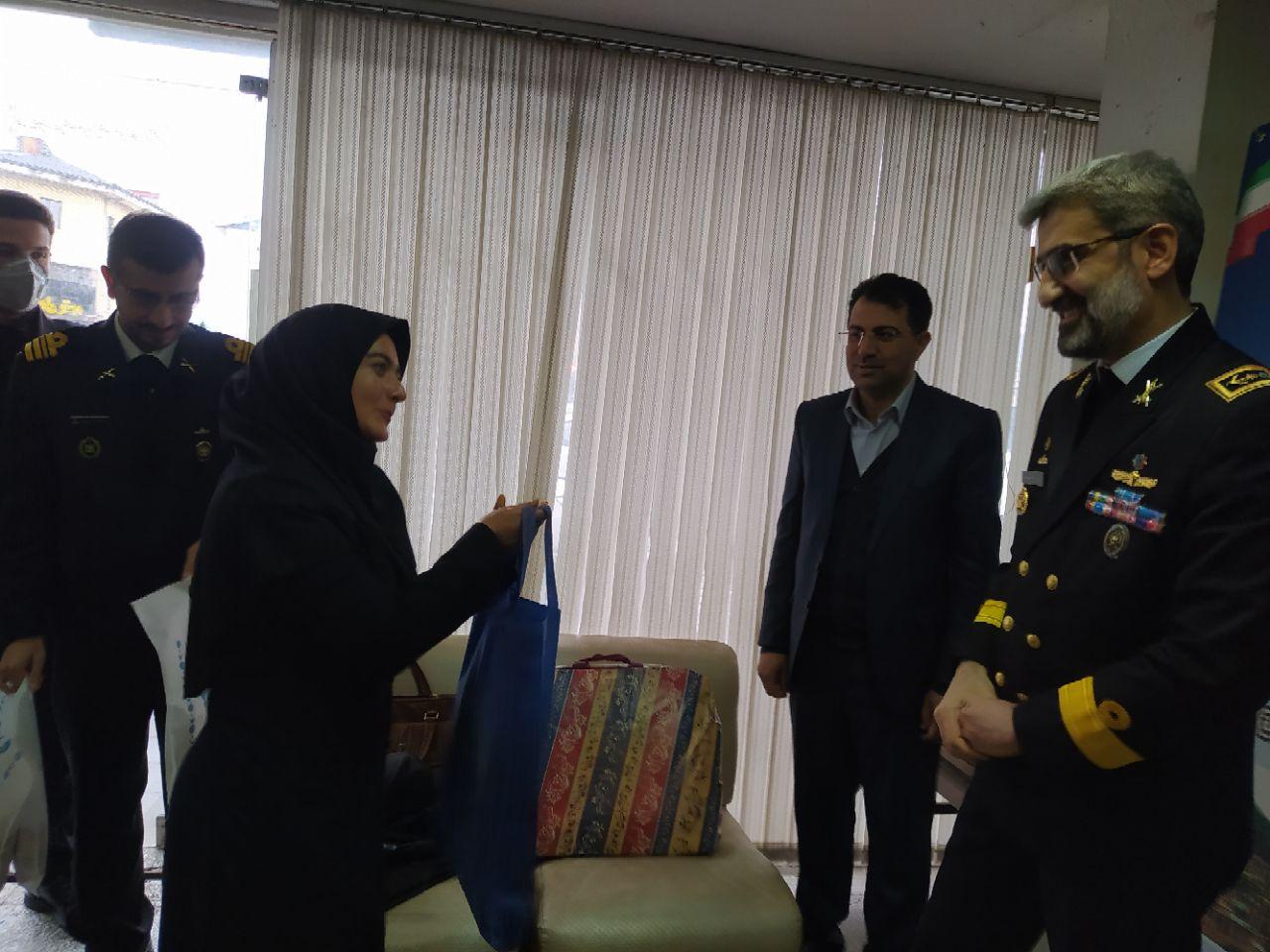 بازدید فرمانده مرکز آموزش تخصص&zwnj;های دریایی باقر العلوم نداجای رشت از باشگاه خبرنگاران جوان + عکس