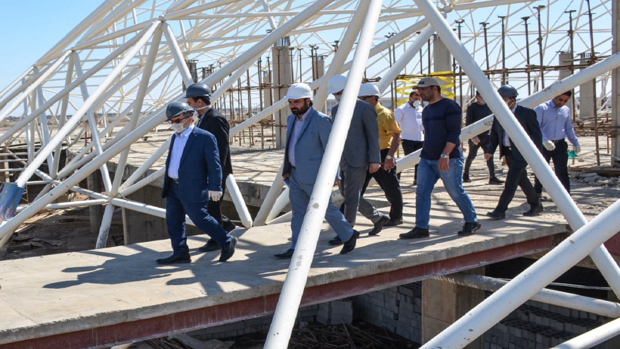 پیشرفت ۴۰ درصدی مجتمع تجاری تفریحی گلکسی سنتر