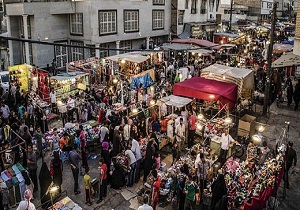 ساماندهی دستفروشان بازارچه صدف اهواز