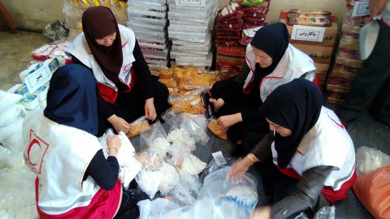 اجرای طرح همای رحمت هلال احمر استان سمنان