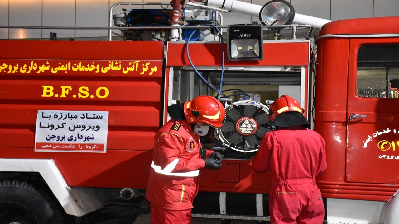 ساخت محلول&zwnj;پاش توربوجت توسط آتش&zwnj;نشانان بروجنی