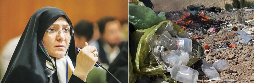 گزارشی از رها سازی زباله در اطراف تهران نداریم