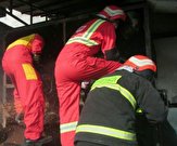 نجات کارگر از دستگاه خرد کن ضایعات