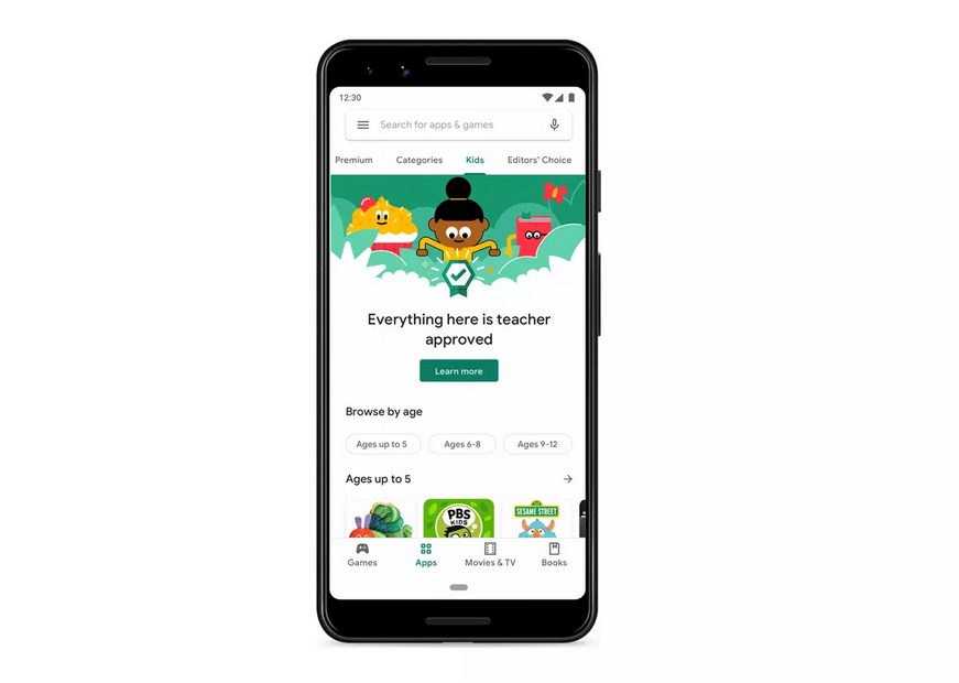 بخش جدید مخصوص کودکان، جدیدترین قابلیت Google Play