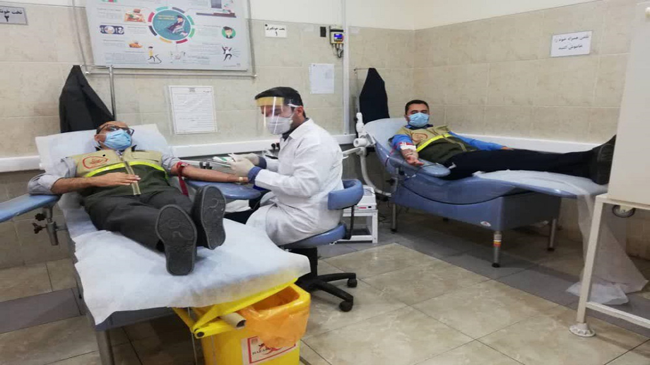 مشارکت بسیجیان علوم پزشکی در امر خداپسندانه اهدای خون