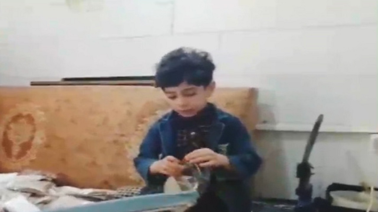 جهادگر ۶ ساله ای که به پویش بزرگ جهادگران سلامت پیوست + فیلم