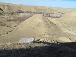 کشف محوطه تاریخی در سد مراش