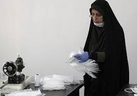 راه اندازی کارگاه تولید ماسک در جاسک  با همت گروه جهادی