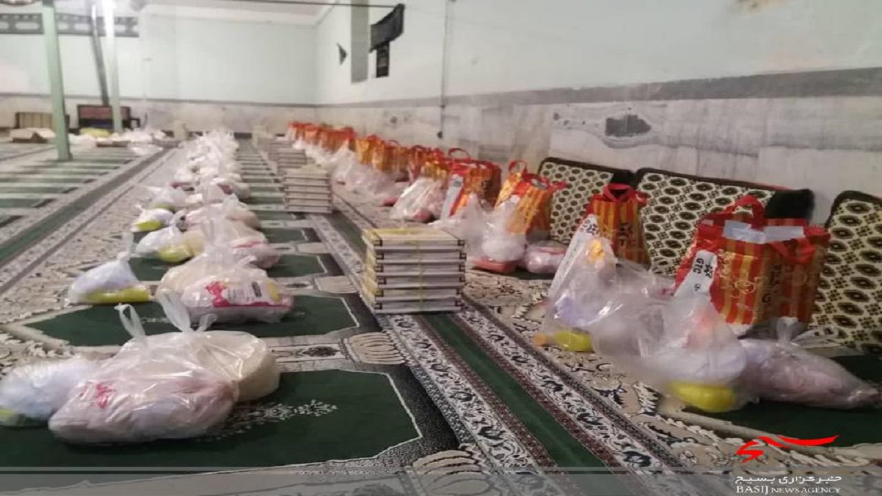 اهدای ۵۷ بسته غذایی و بهداشتی به نیازمندان روستای خاردان