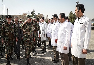 استقرار ۱۰۰۰ تخت نقاهتگاهی در قم توسط ارتش