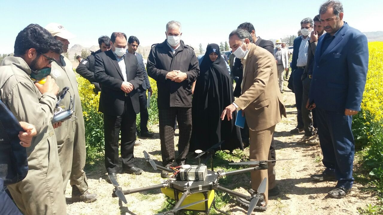 استفاده از پهپادها، گامی به سوی هوشمندسازی کشاورزی در رشتخوار