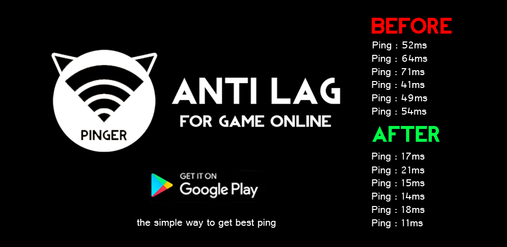 دانلود PING GAMER &ndash; Anti Lag For All Mobile Game Online 1.0.4 &ndash; اپلیکیشن کاهش پینگ اینترنت اندروید