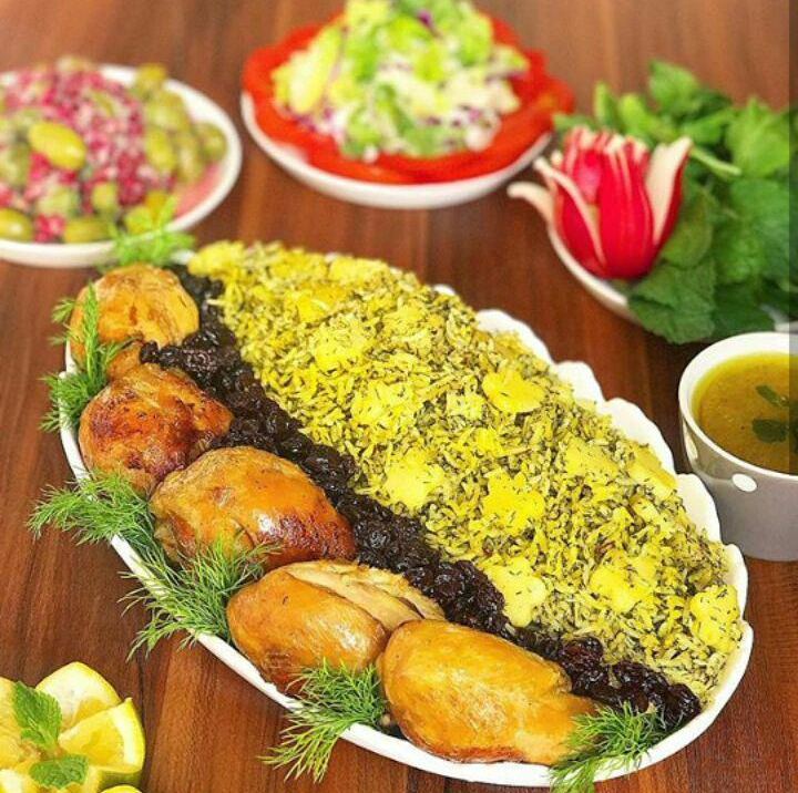 طرز تهیه سیب پلو کرمانشاهی