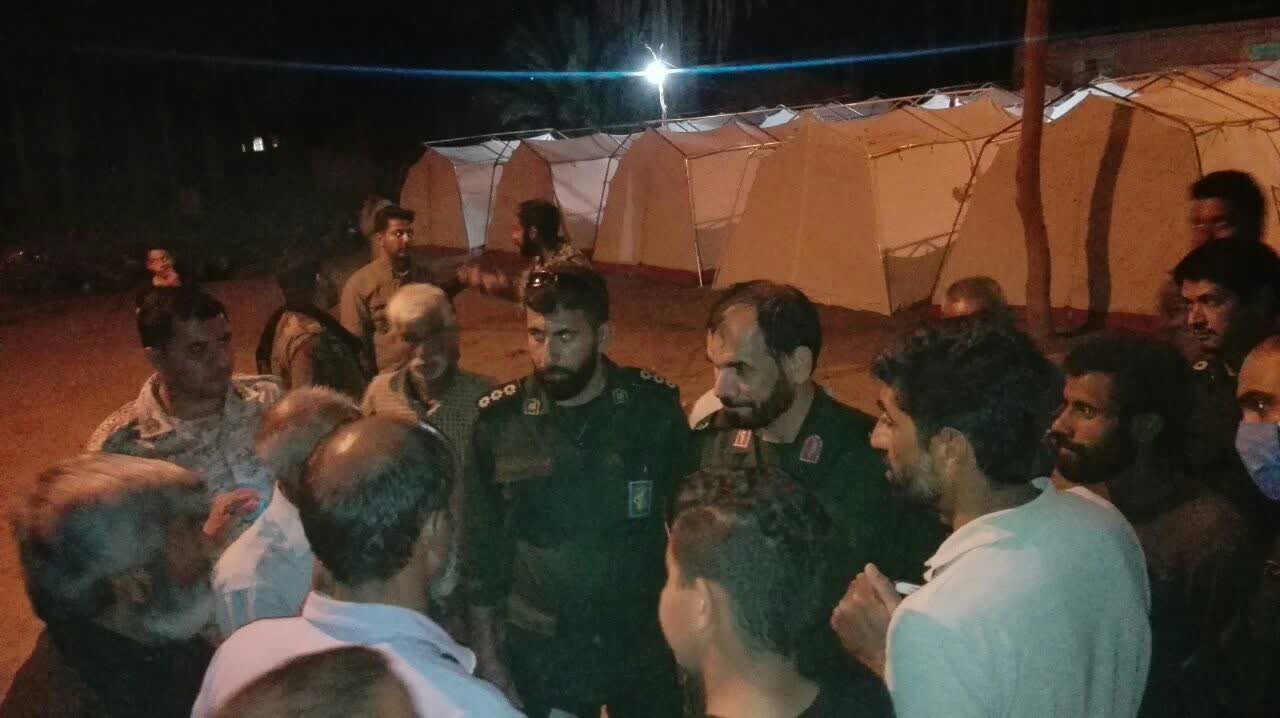 بازدید جانشین سپاه از مناطق سیل زده شهداد
