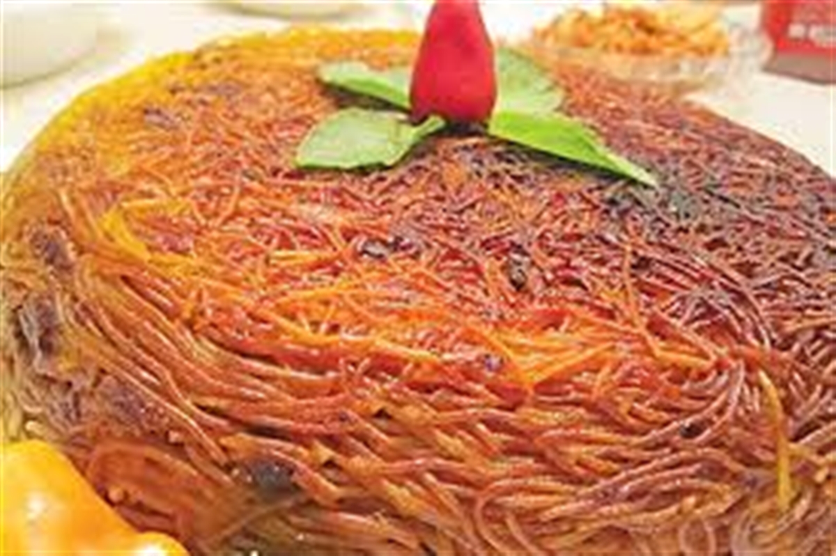 ته دیگ رشته&zwnj;ای مرحله به مرحله + طرز تهیه