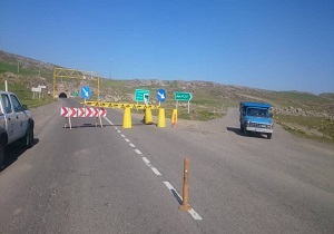 انسداد تونل آزادگان در محور مشگین شهر- پارس آباد