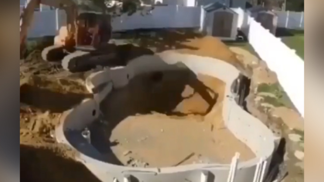 صفر تا ۱۰۰ ساخت یک استخر خانگی + فیلم