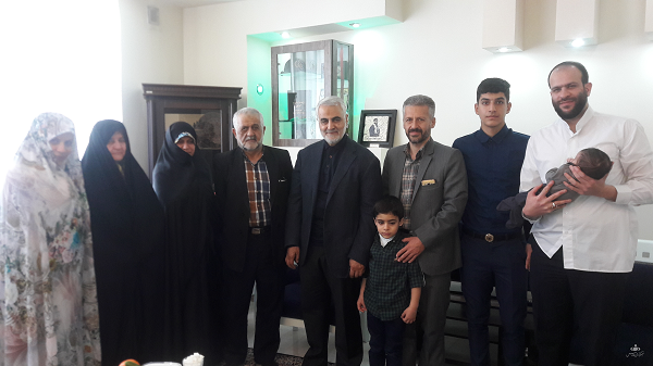 عکس العمل حاج قاسم از ازدواج مجدد همسر شهید/سردار سلیمانی: ازدواجت جهاد بود