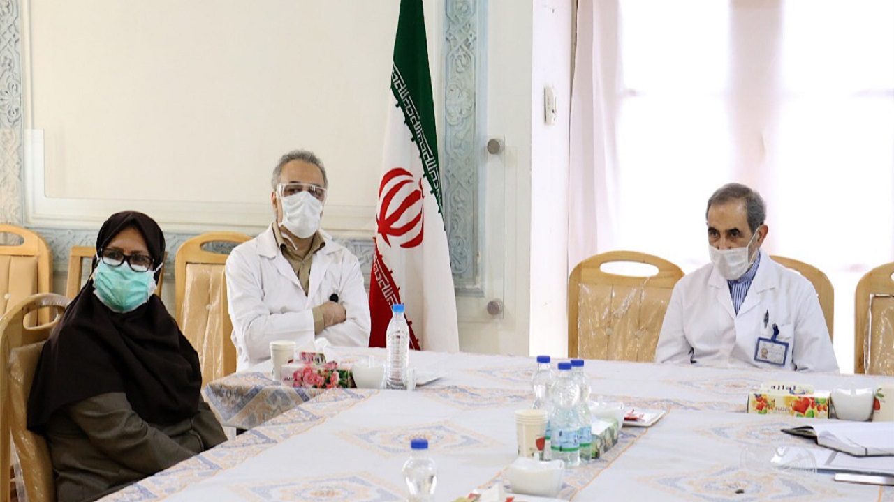جلسه شورای علمی بیمارستان مسیح دانشوری با محوریت کرونا برگزار شد