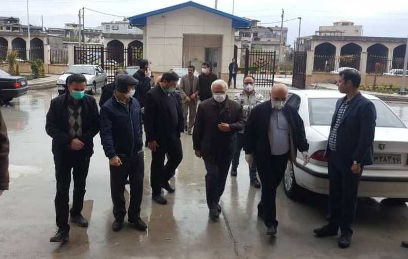 بازدید از بیمارستان در حال تکمیل شهرستان لنگرود
