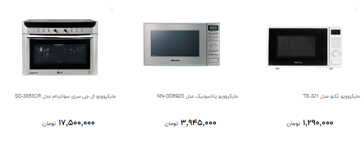 برای خرید مایکروویو چقدر هزینه کنیم؟