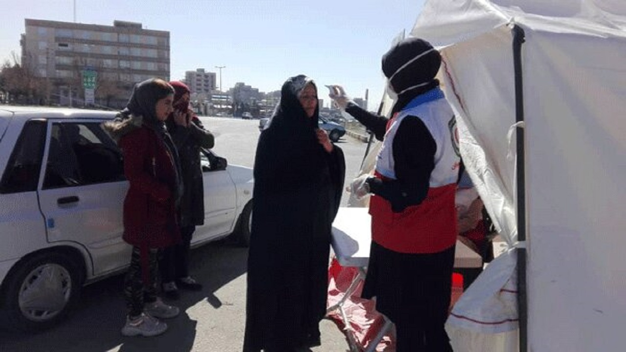 غربالگری کرونا به همت هلال احمر آذربایجان‌شرقی