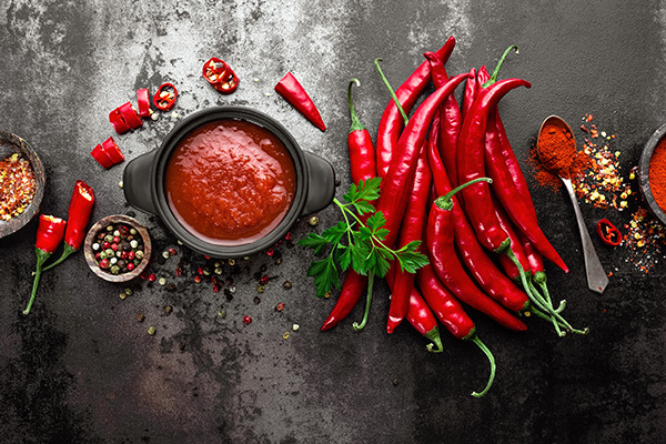 غذای تند