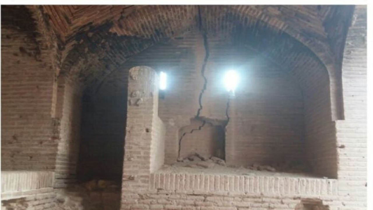خسارت بارندگی به هفت بنای تاریخی داورزن