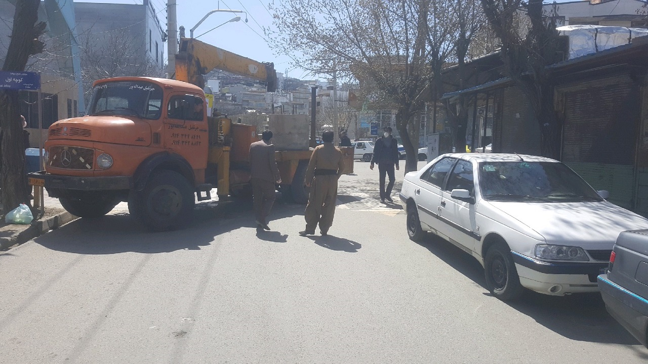 انسداد ۵ خیابان اصلی و پرتردد و تعطیلی یک ترمینال بین شهری در سردشت