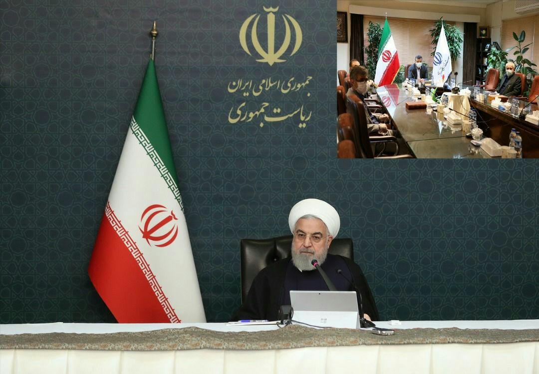 شرکت استاندار مازندران در ارتباط ویدئوکنفرانسی رئیس جمهوری با استانداران