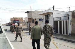 ضدعفونی معابر روستای گراچقا به&zwnj;همت بسیجیان