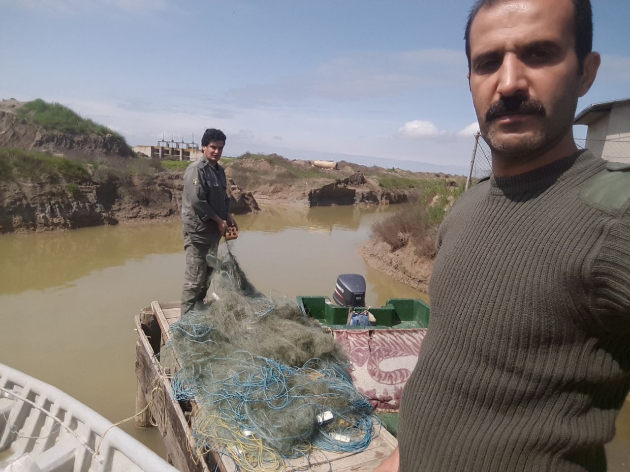 کشف و ضبط ۲۰۰ رشته دام ماهیگیری در میانکاله