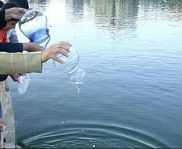 هشدار دامپزشکی شهربابک در خصوص رهاسازی ماهی قرمز