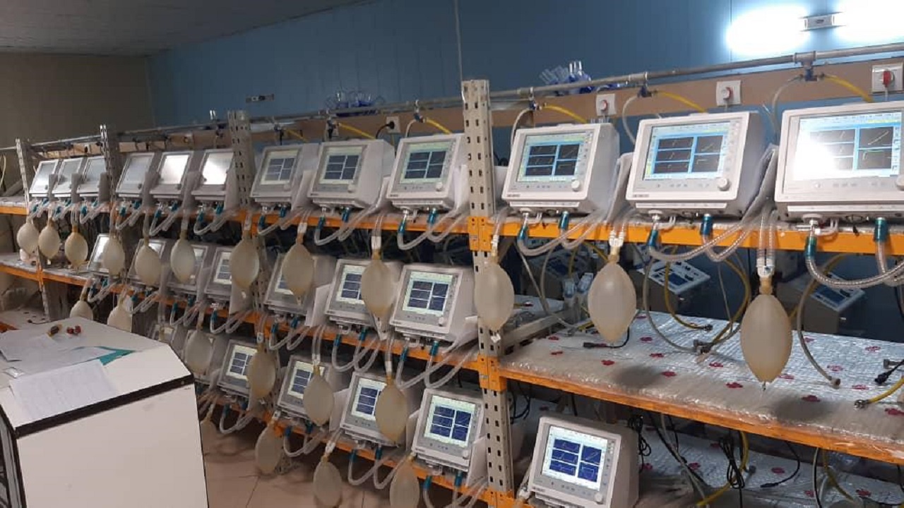 کارخانه تولید دستگاه تنفس مصنوعی مشهد به چرخه تولید برمی گردد