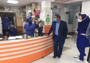 معاون درمان دانشگاه علوم پزشکی قم از بیمارستان حضرت معصومه(س)بازدید کرد