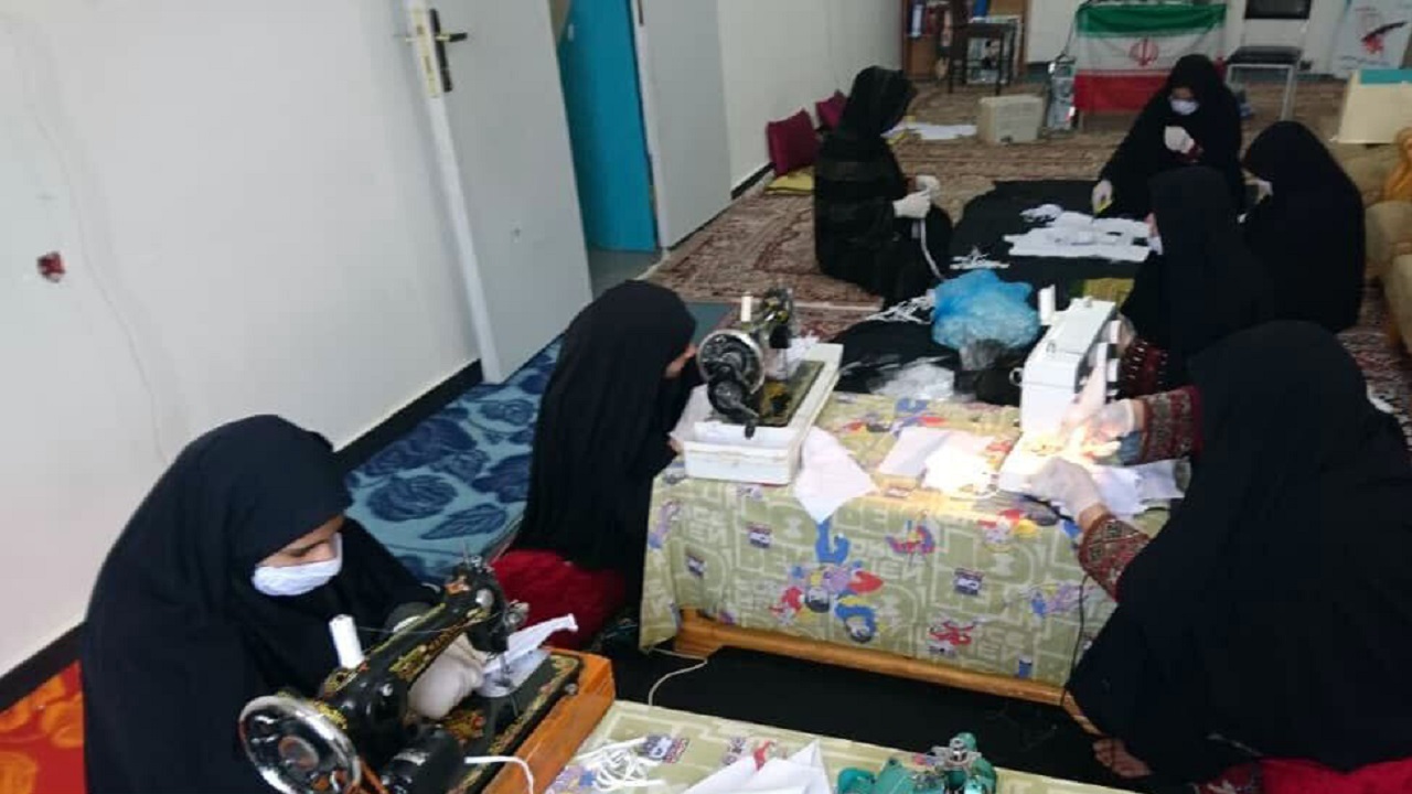 تولید روزانه بیش‌از ۲ هزار ماسک در ایرانشهر