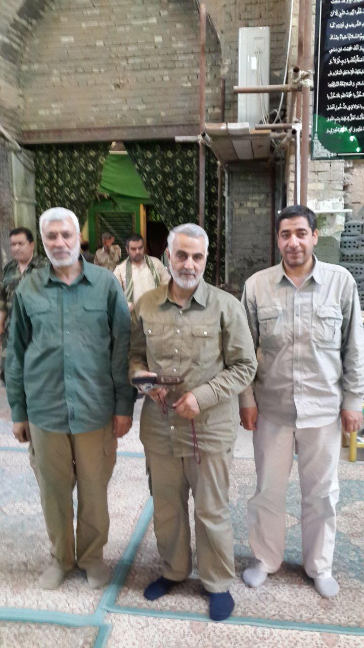 جشن تولد سردار پورجعفری در کنار حاج قاسم +تصاویر