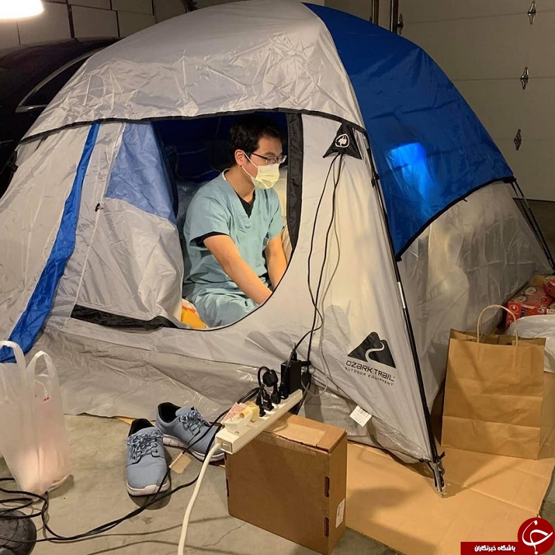 زندگی پزشک آمریکایی در گاراژ خانه